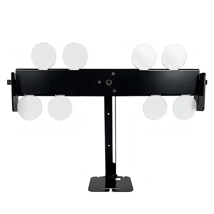 Cible de tir sur support, cibles de tir en métal robuste, balançoire rotative, réinitialisation automatique, cibles d'entraînement pour pistolet Airsoft BB Paintball