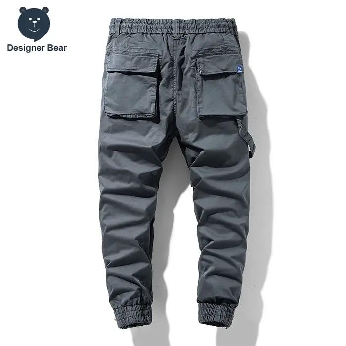 Pantalon cargo fuselé ample pour homme