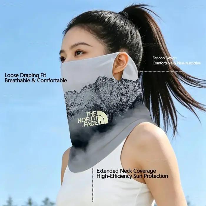 THE N-NORTHS F-FACES Masque facial et cache-cou chaud coupe-vent multifonctionnel pour le ski