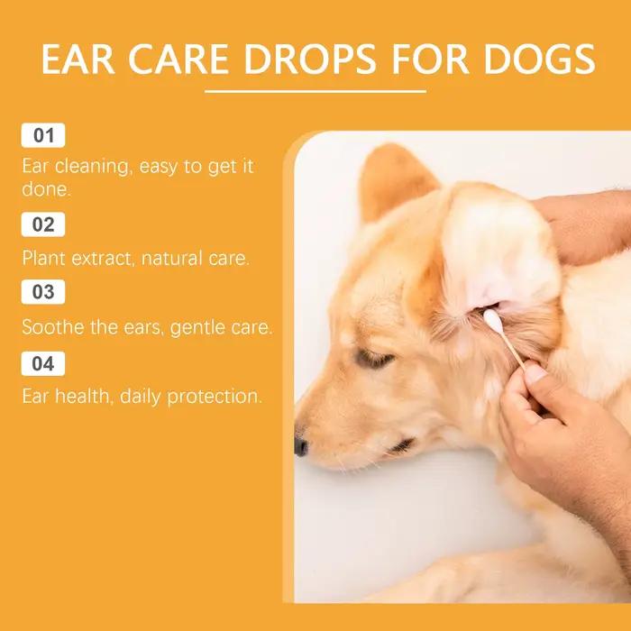Gouttes de soin des oreilles de chien