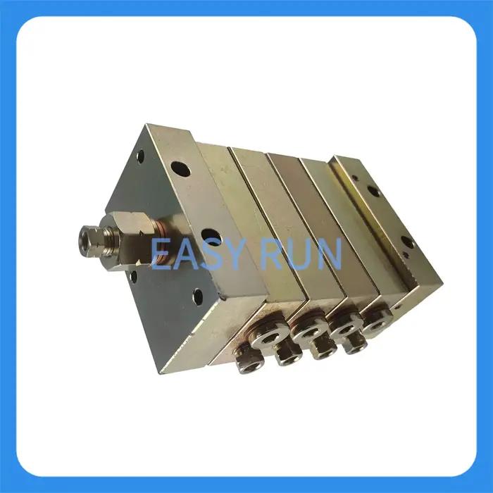 Distributeur de valve de distribution de graisse pour camion à pompe, 8 sorties, équipement robuste, valve de distribution de lubrification par huile sèche 20T
