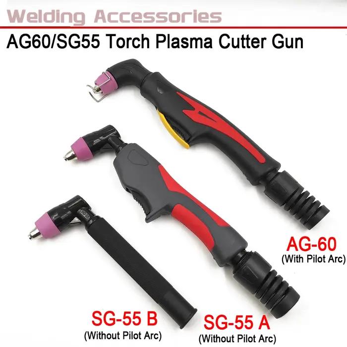 Torche professionnelle AG60 SG55, pistolet de découpe Plasma avec/sans torche Plasma à Arc pilote, t