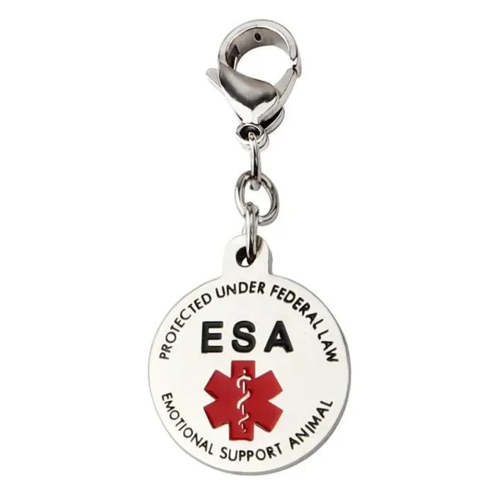 Service chien Logo médical serpent personnel porte-clés en acier inoxydable pour femmes hommes en acier inoxydable accessoires de voiture porte-clés cadeaux