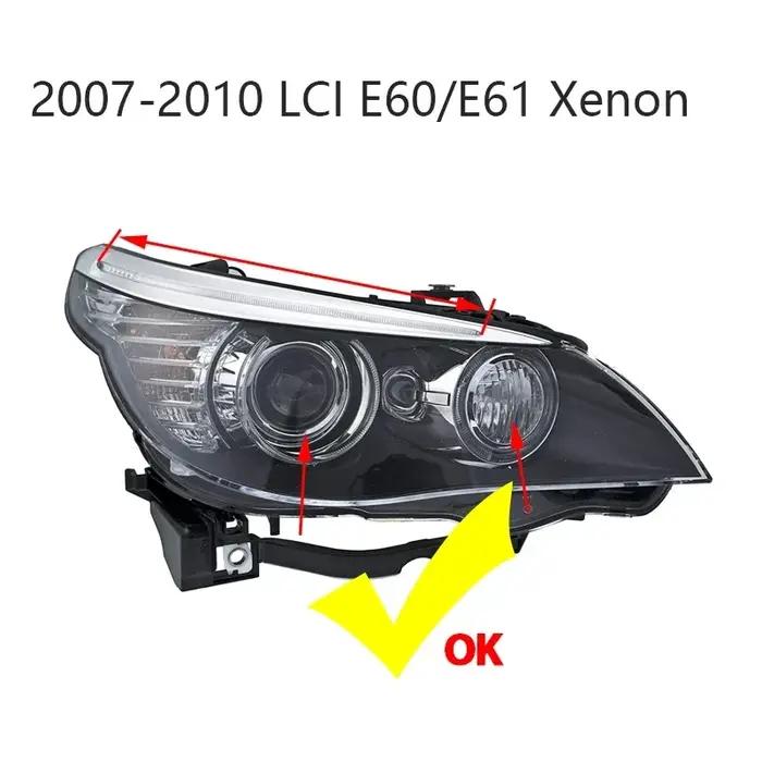 Anneau lumineux LED blanc Angel Eyes Canbus, 160W, éclairage de sauna pour BMW Série 5, E60, E61, LC