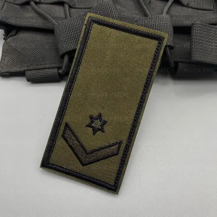 Armée grade Chevrons sergent rayures Israël 1ère Brigade Golani patchs uniforme rang bras épaule cro