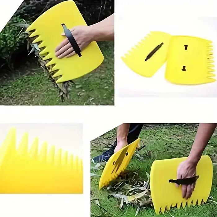 Râteau de jardinage manuel, pratique pour ramasser les débris dans la cour et sur la pelouse, matériel de jardinage intérieur et extérieur.