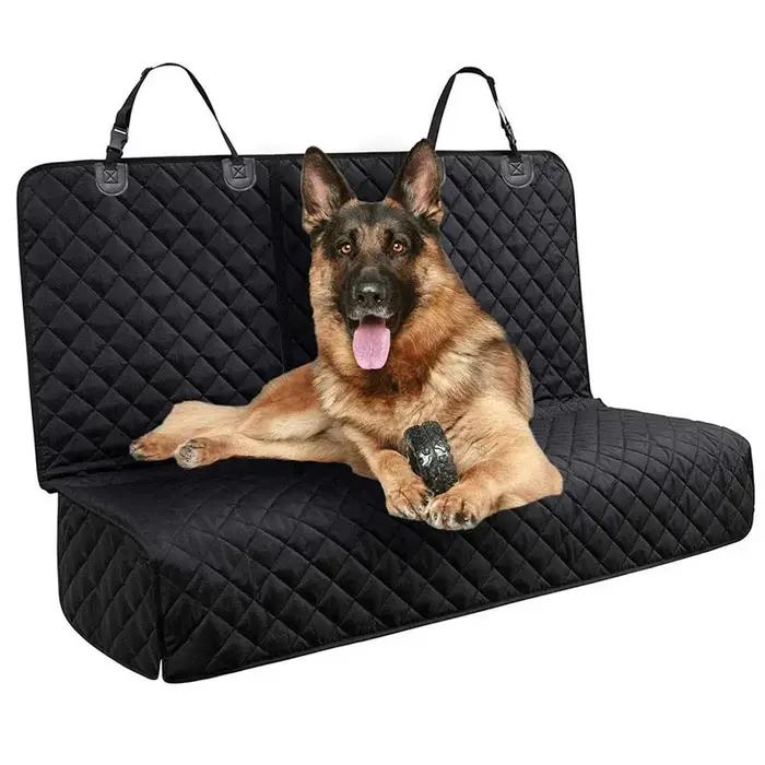 Housse de siège de chien de voiture pour siège arrière, imperméable, tapis de protection de siège arrière pour animaux de compagnie, antidérapant, support de sécurité universel pour chiens de sortie