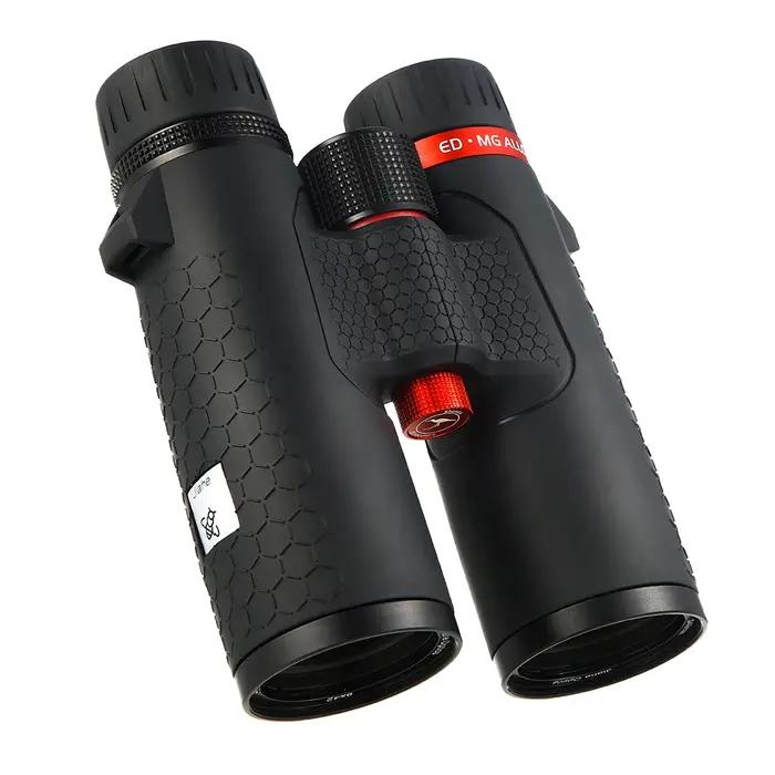 Jumelles professionnelles Shuntu ED 8x42/10x42 waterproof IPX7 - vision basse lumière chasse ornithologie