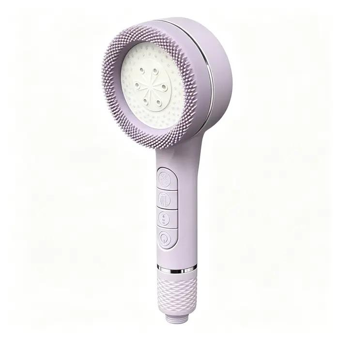 1 pièce Pommeau de douche filtrant portable pour SPA à domicile avec design de massage multifonction, 4 jets puissants réglables pour une cascade d'eau