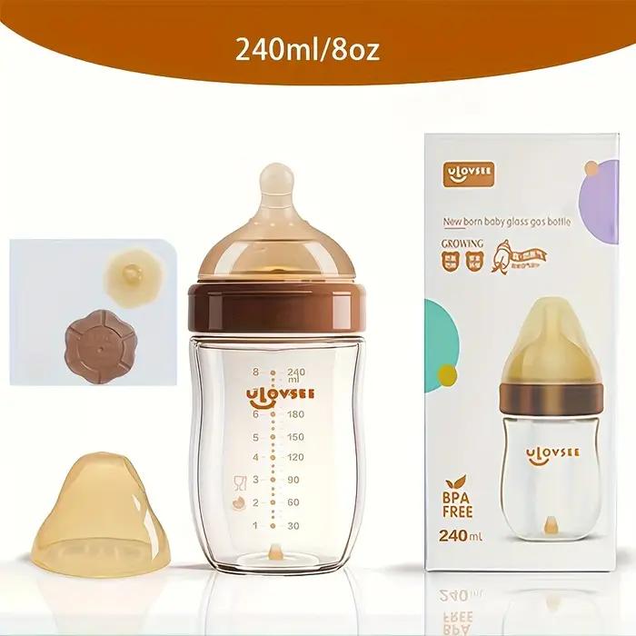 Biberons en verre borosilicate de 4oz