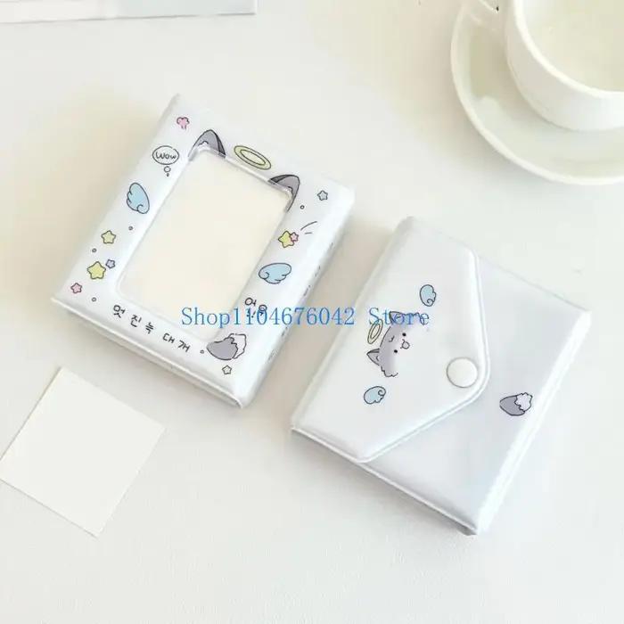 5asd Album photo styles d'enveloppe portable avec animal angélique 40 poches livre reliure cartes