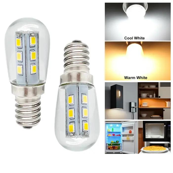 Mini ampoules LED E12 pour micro-ondes et réfrigérateur, lampes halogènes, lampe blanche froide et c