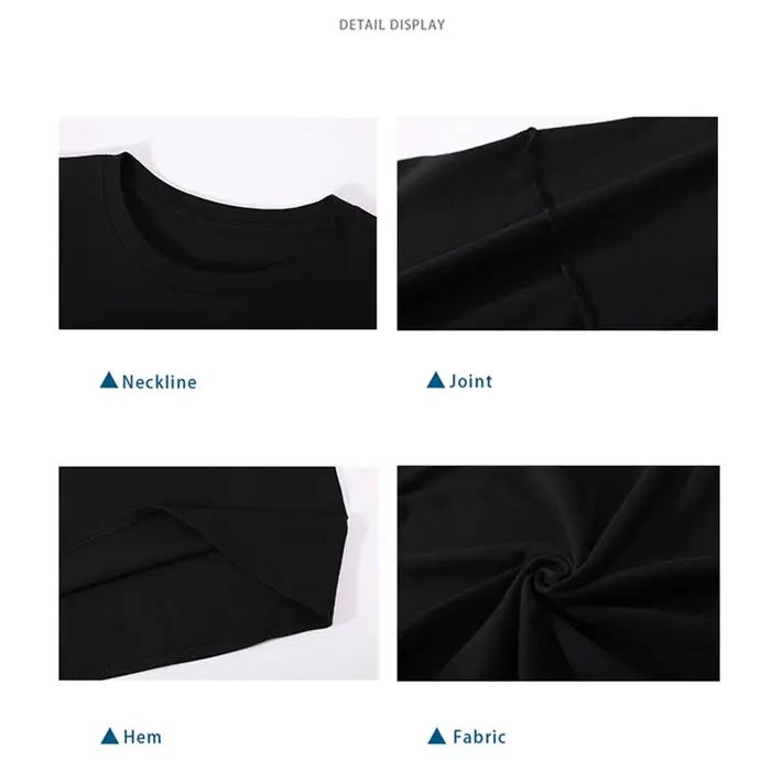 T-shirt personnalisé en coton pour hommes et femmes, vêtements personnalisés, produits, logo client, motif, lien VIP, nouveau t-shirt