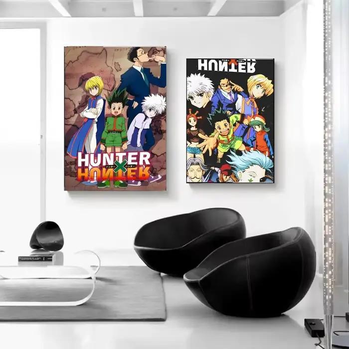 Affiche murale Anime H-Hunter x Hunter, impression artistique adaptée au salon, chambre à coucher, bar, salon, décoration de la maison, cadeau