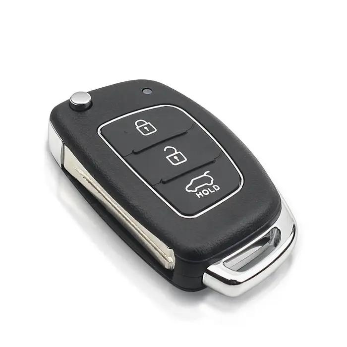 KEYYOU – clé télécommande de voiture à rabat, pour Hyundai Accent Ix35 IX45 I30 Solaris Tucson I20 S