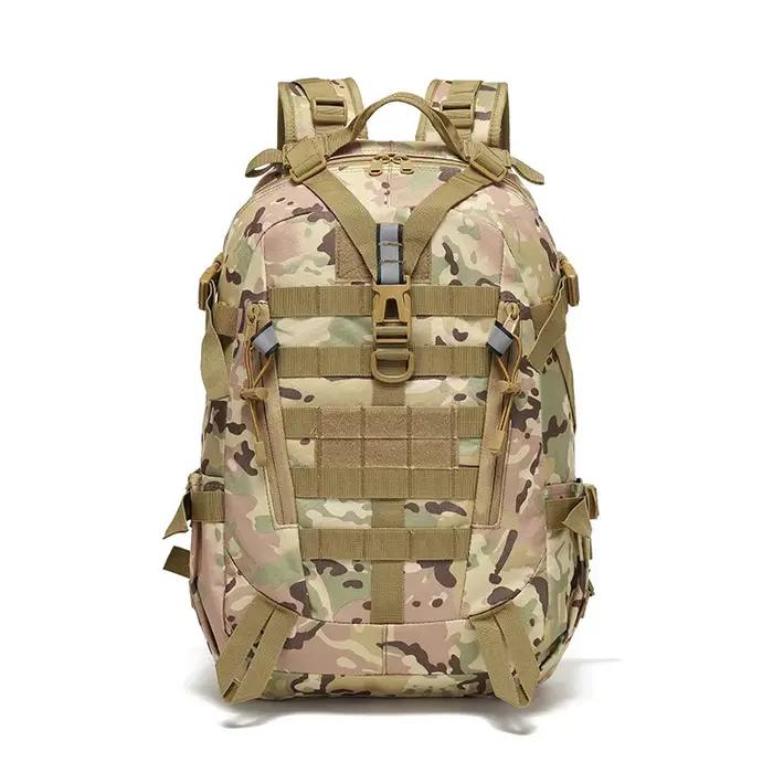 Sac à dos tactique réfléchissant extérieur Molle Camouflage sac à dos sac d'assaut randonnée Camping chasse voyage équit