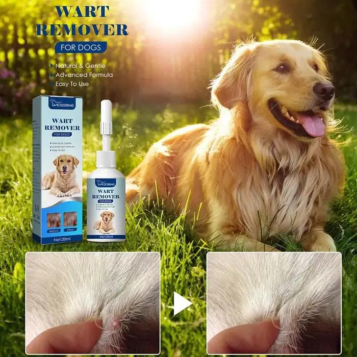Traitement Naturel et Indolore pour les Verrues des Chiens et des Animaux – Élimine les Grains de Beauté et les Taches Cutanées – Soin Nettoyant Liquide Y1L9