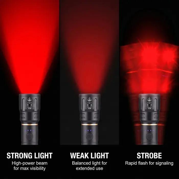 Lampe torche rechargeable Alonefire Zoom haute puissance