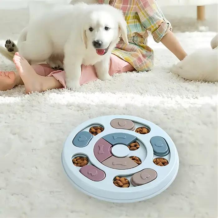 Jouet éducatif distributeur lent nourriture pour chiens intelligence chiots défis résolution de problèmes adaptabilité universelle chiens occaions spéciales
