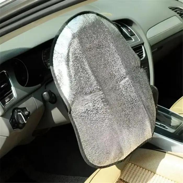 Housse pare-soleil à double isolation thermique, pliable, anti-UV, protection solaire, accessoires intérieurs de voiture pour tous les volants de voiture