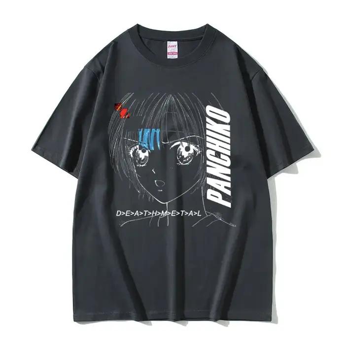 Rock Band Panchiko Deathmetal Album Graphique Imprimé T-Shirt Hommes Femmes Décontracté Vintage Mode Casual Pour Concerts Sorties Occasions Spéciales