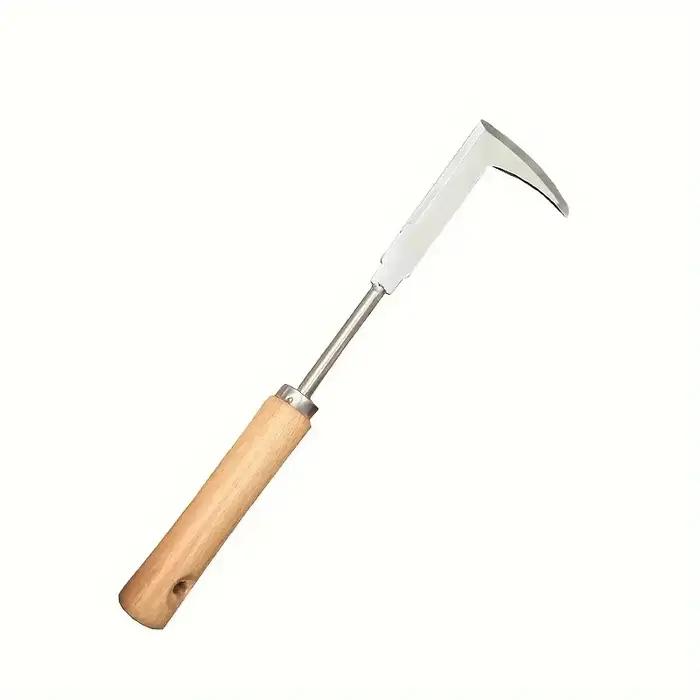 Outil de désherbage en acier inoxydable pour jardinage main facile à utiliser pour cour patio allée durable efficace harmonieux ambiance relaxante entretien simple occasions spéciales