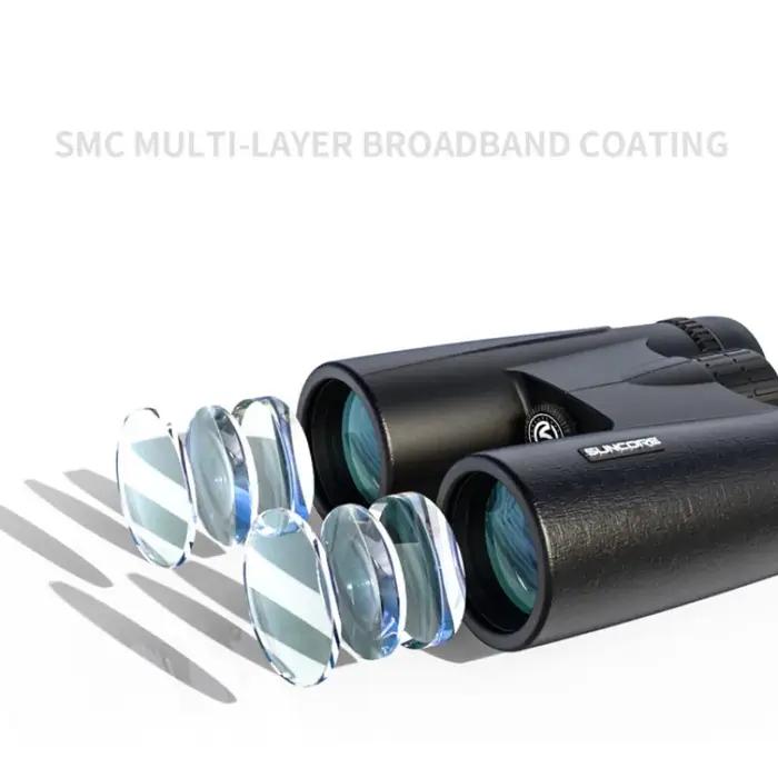 Jumelles grand angle 10x42 BAK-4 waterproof haute magnification - télescope remote chasse randonnée