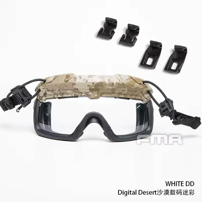 Lunettes anti-buée split 3MM compatibles rails OPS-CORE, protection oculaire pour casques tactiques chasse
