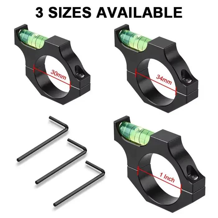 Niveau à bulle laser pour viseur de fusil de chasse - compatible 25.4mm