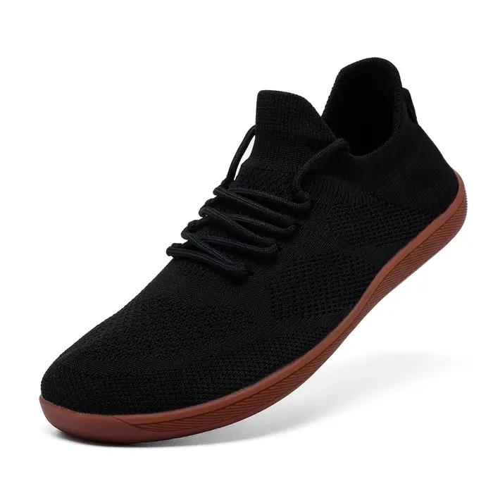 Chaussures pieds nus à bout large pour hommes et femmes, baskets de marche minimalistes | Semelle