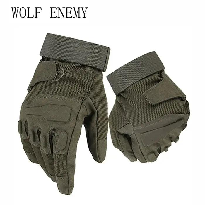 Gants tactiques US Army anti-dérapants avec fibre de carbone pour chasse et sports extrêmes