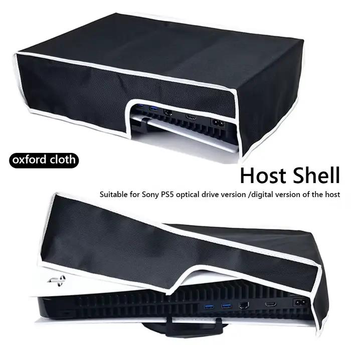 Housse de protection anti-poussière pour console de jeu PS5, étui de protection imperméable et anti-poussière, coque extérieure de protection pour PS5