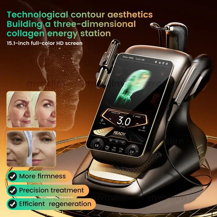 Machine de Beauté HIF Multifonctionnelle 3 en 1 Pour Lifting Facial, Rajeunissement de la Peau et Soins Personnalisés Occasions Spéciales