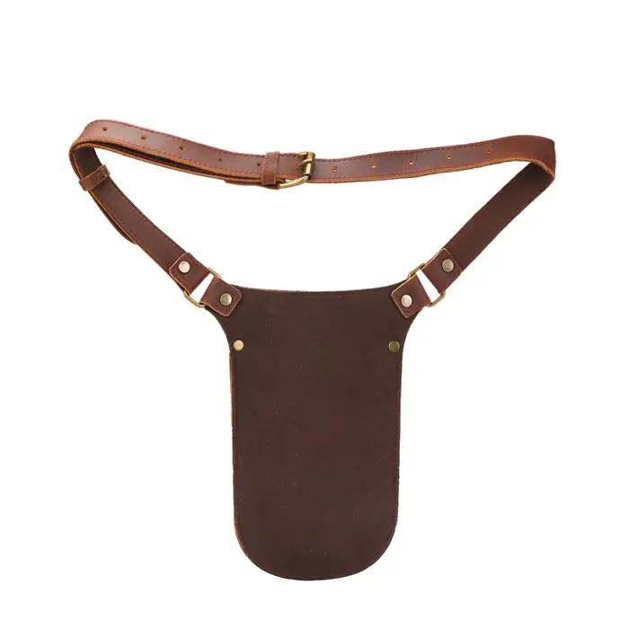 Sac de ceinture à outils en cuir Tourbon multifonctionnel pour artisan et bricoleur occasions spéciales jardinage construction