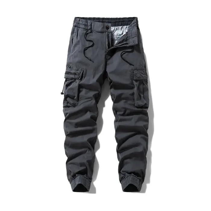 Pantalon jogger chasse tactique léger ripstop multi-poches cargo élastique taille plus 40