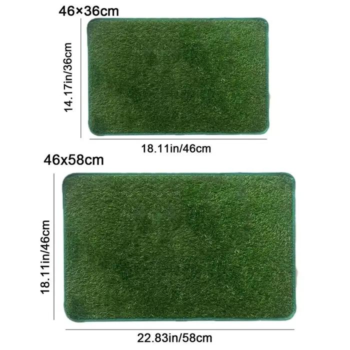 Tapis d'herbe artificielle respirant pour chien