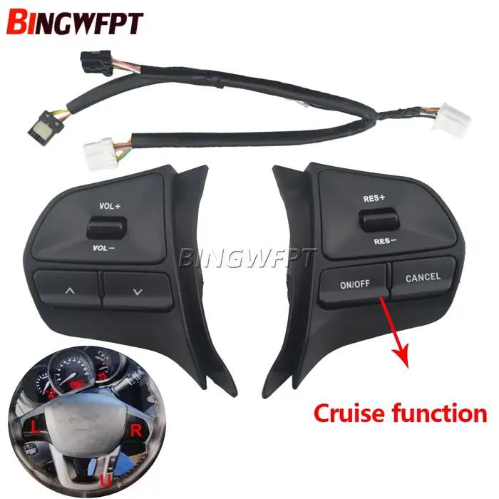 Interrupteur de voiture pour Kia Rio 2012 – 2016, Volume Mude Song, clé de croisière, bouton de comm
