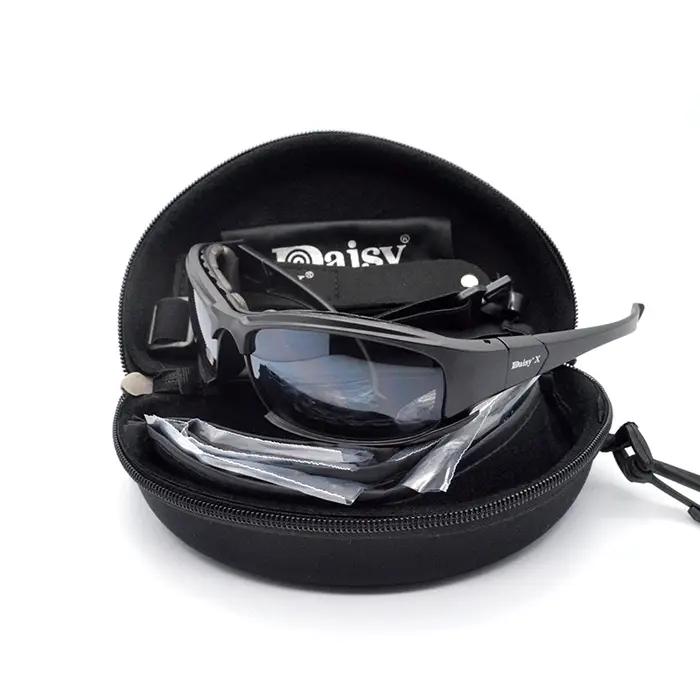Lunettes tactiques polarisées, lunettes de tir airsoft, lunettes de randonnée en plein air, lunettes