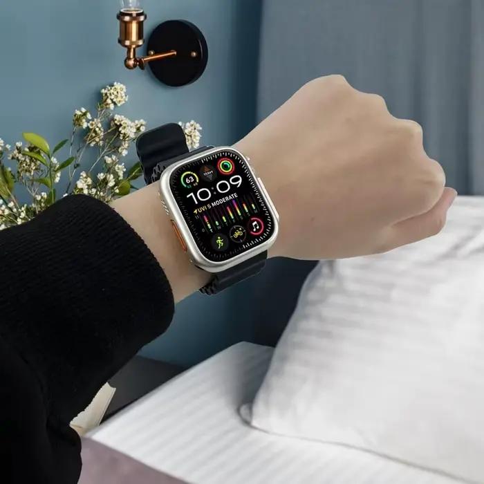 Protection écran Apple Watch - Coque PC avant/arrière pour 46mm 45mm 44mm 40 41 42mm iwatch 10 9 8 7 SE 6 5 Ultra