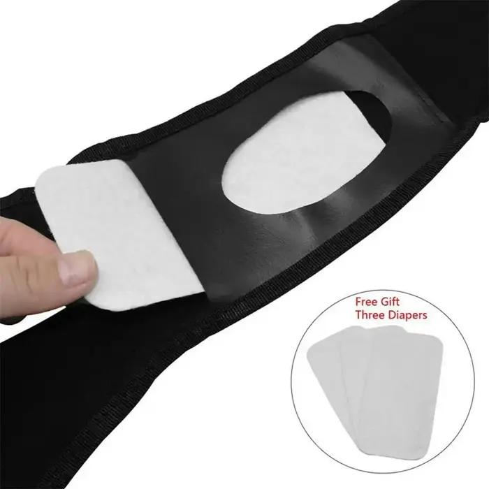 Culottes pour chien femelle avec 3 coussinets en coton
