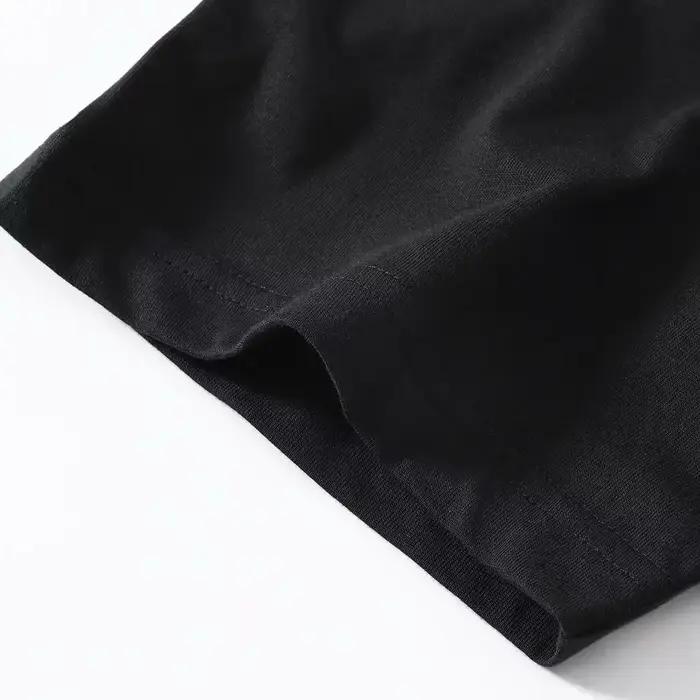 T-Shirt col rond pour hommes, dégradé vibrant, lettre imprimée, manches courtes, tissu doux, haut qu