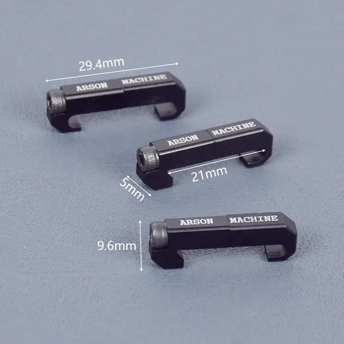 Nouveau système de guidage de fil de Clip de câble de commutateur de M-LOK en aluminium 3 pièces pou