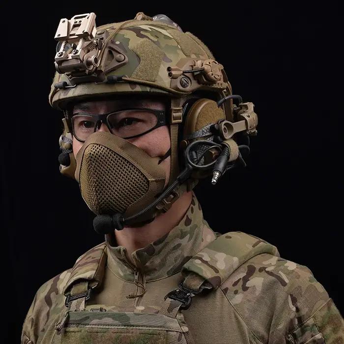 Masque de protection respiratoire pour chasseur - Matière douce et respirante confort toute la journée