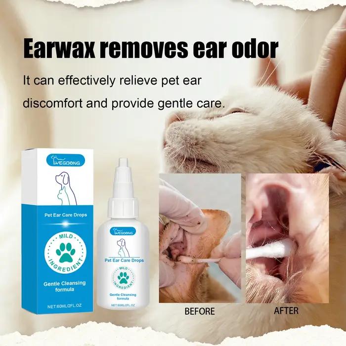 Gouttes de soins des oreilles pour animaux de compagnie, pour chat Dag, nettoie en douceur les oreil