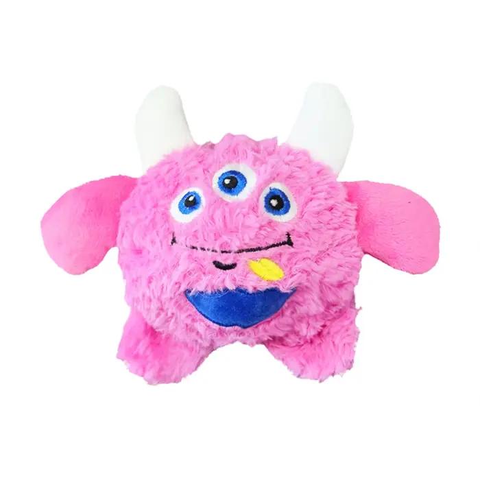 Un petit chien monstre en peluche, jouet sonore, meulage des dents, résistant aux morsures, compagno