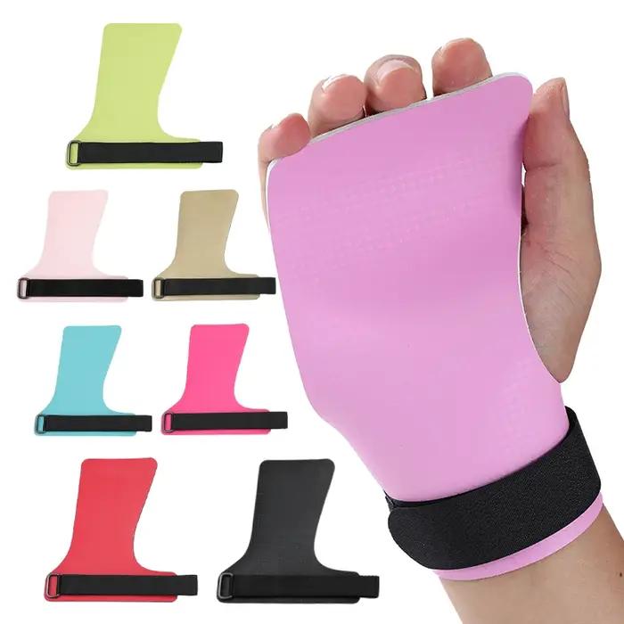Une paire de poignées en carbone sans trou pour les doigts, pour Crossfit, traction, entraînement cr
