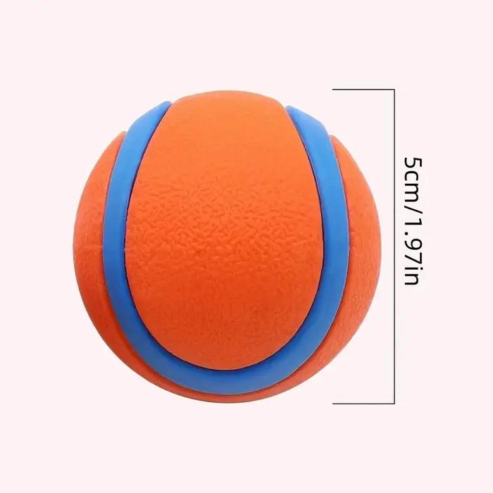Jouet interactif de balle gonflable en caoutchouc pour chien, pour l'entraînement et soulager l'ennui, jouet à mâcher pour nettoyer les dents, jouets pour animaux de compagnie pour tous les chiens