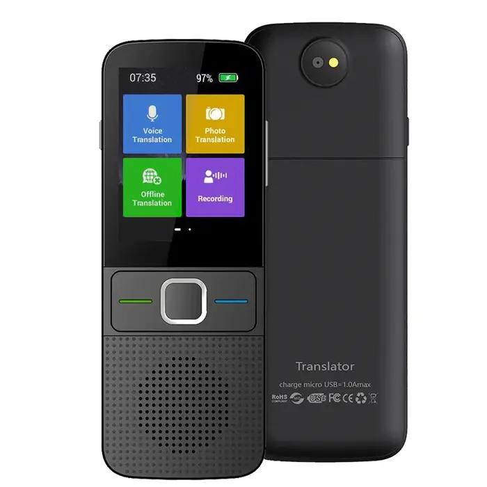 Traducteur intelligent 137 langues T10 offline temps réel portable traduction vocale conversation voyage