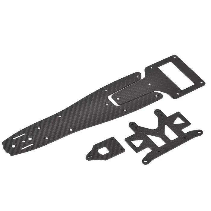 Kit de châssis en fibre de carbone, adapté aux châssis Tamiya F103 F-103, améliorations vintage, 1 ensemble