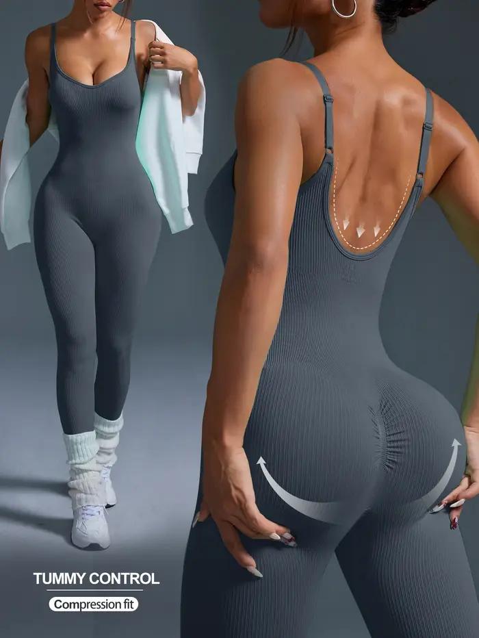 Combinaison de Yoga de Sport une pièce sans couture
